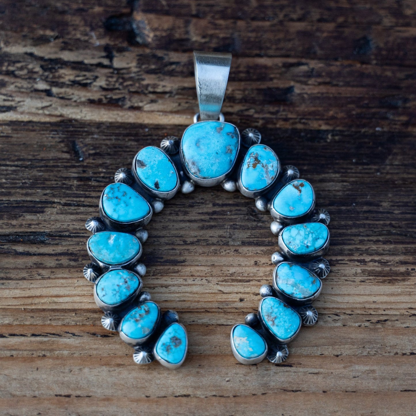 Bobby Johnson Natural Morenci Turquoise Naja - Echo Canyon Collective