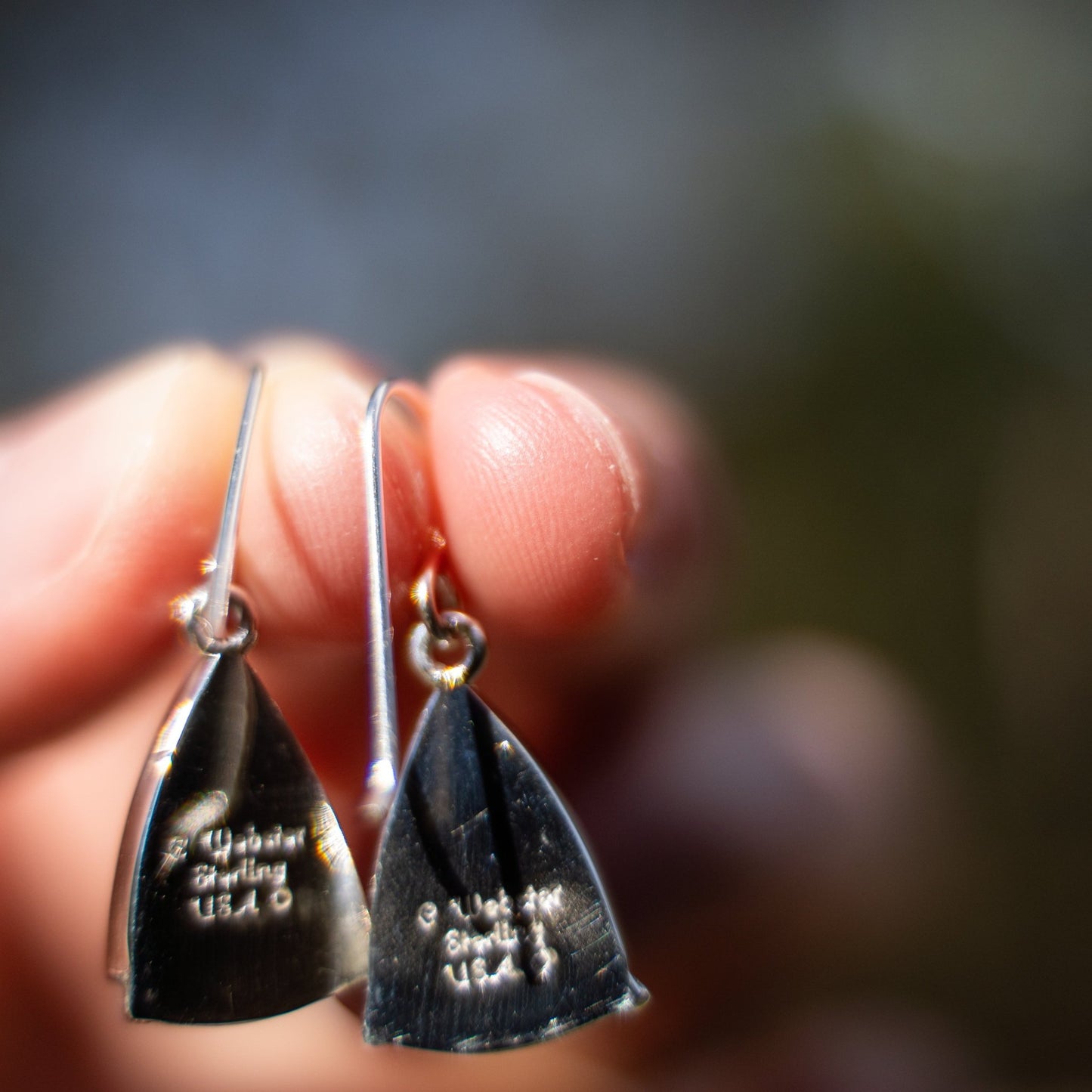 Cathy Webster 8 Mine Turquoise Sterling Silver Earrings - Echo Canyon Collective