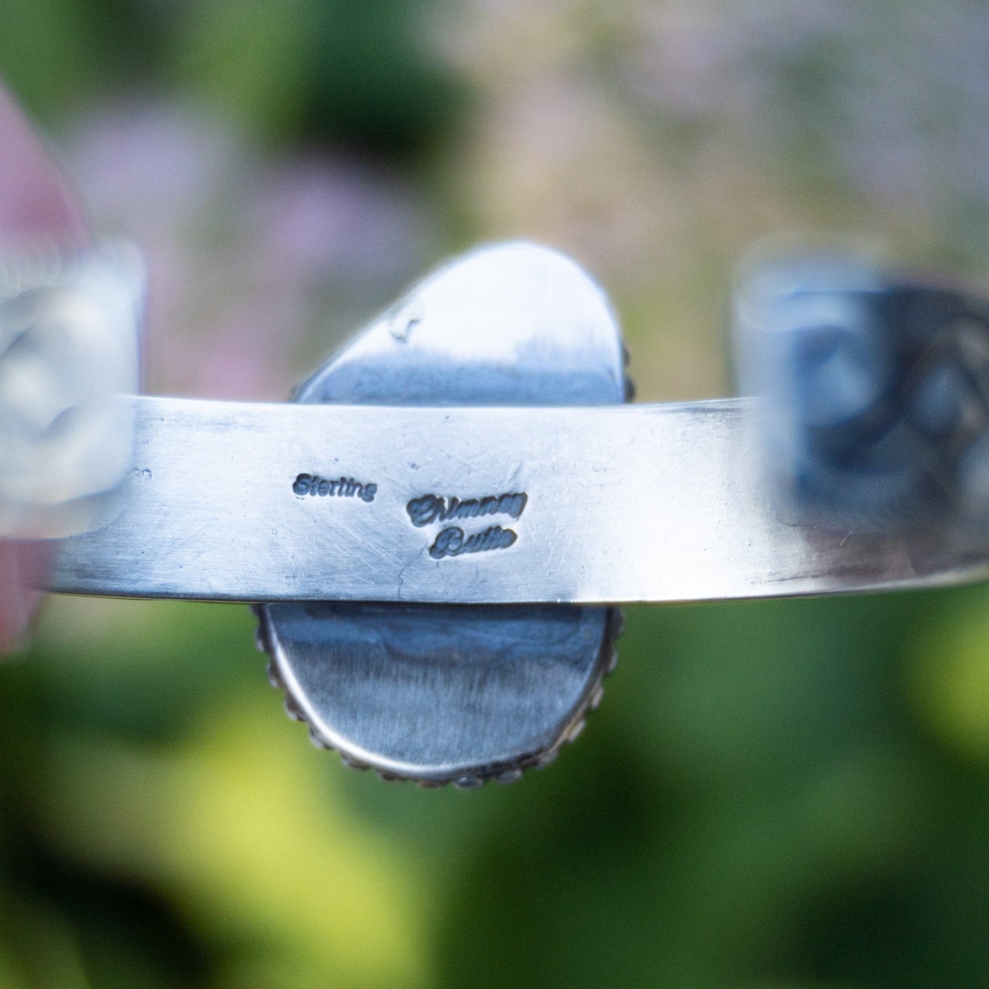 Chimney Butte Kingman Turquoise Sterling Silver Cuff - Echo Canyon Collective