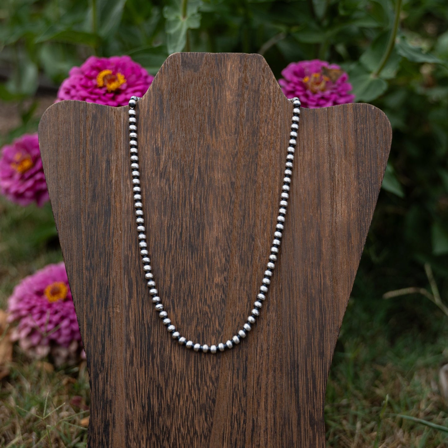 Dorinda Mariano Navajo Handmade Sterling Silver Pearl Necklace - Echo Canyon Collective