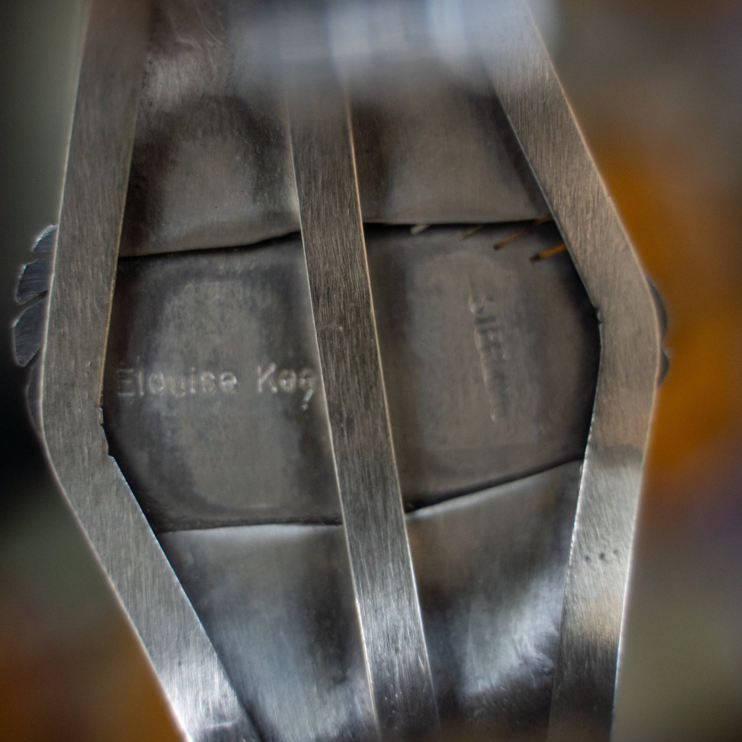 Kingman Turquoise Statement Cuff – Sterling Silver Navajo Handmade by Eloise Kee - Echo Canyon Collective