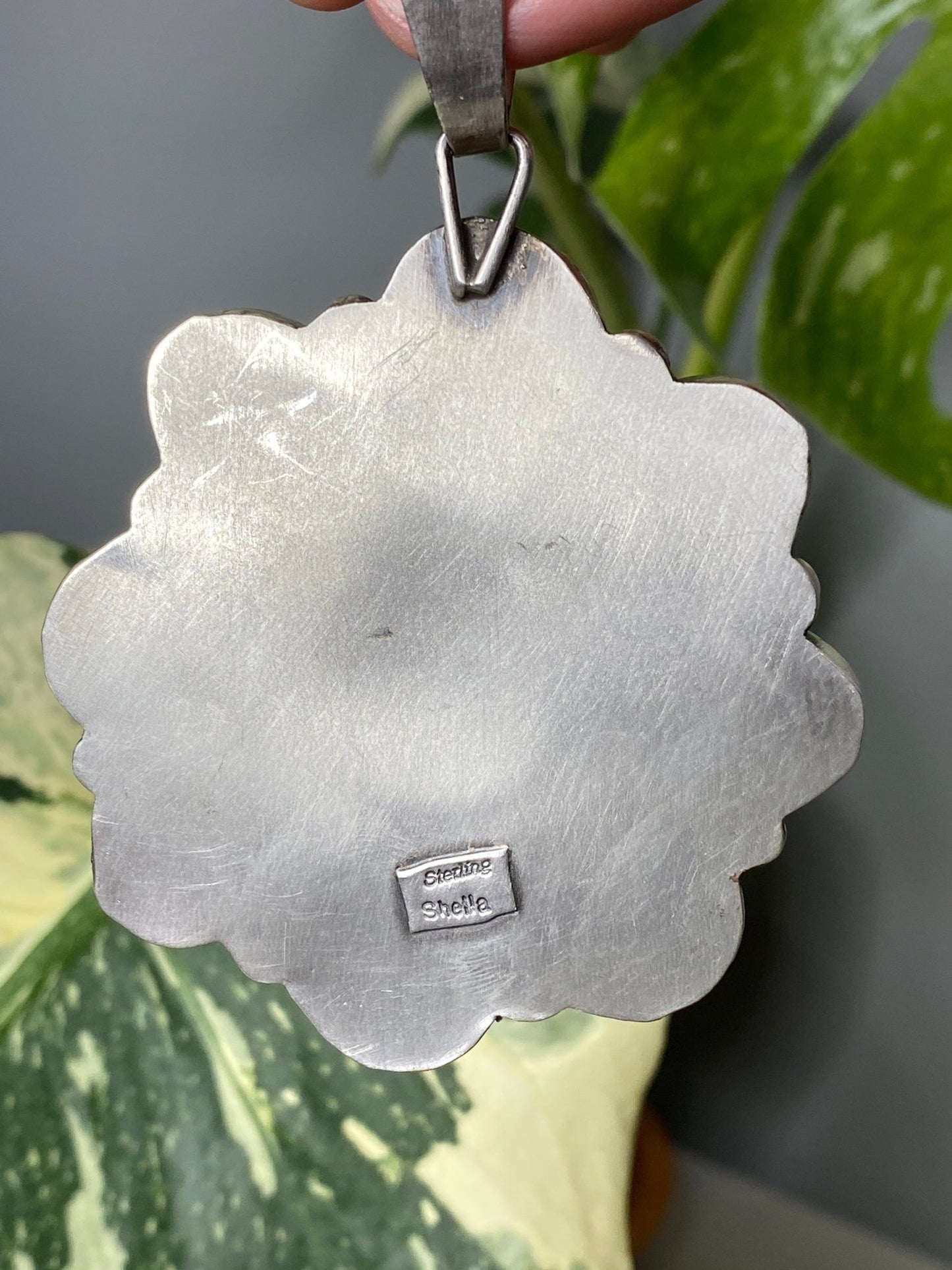 Sheila Becenti Turquoise Cluster Pendant - Echo Canyon Collective