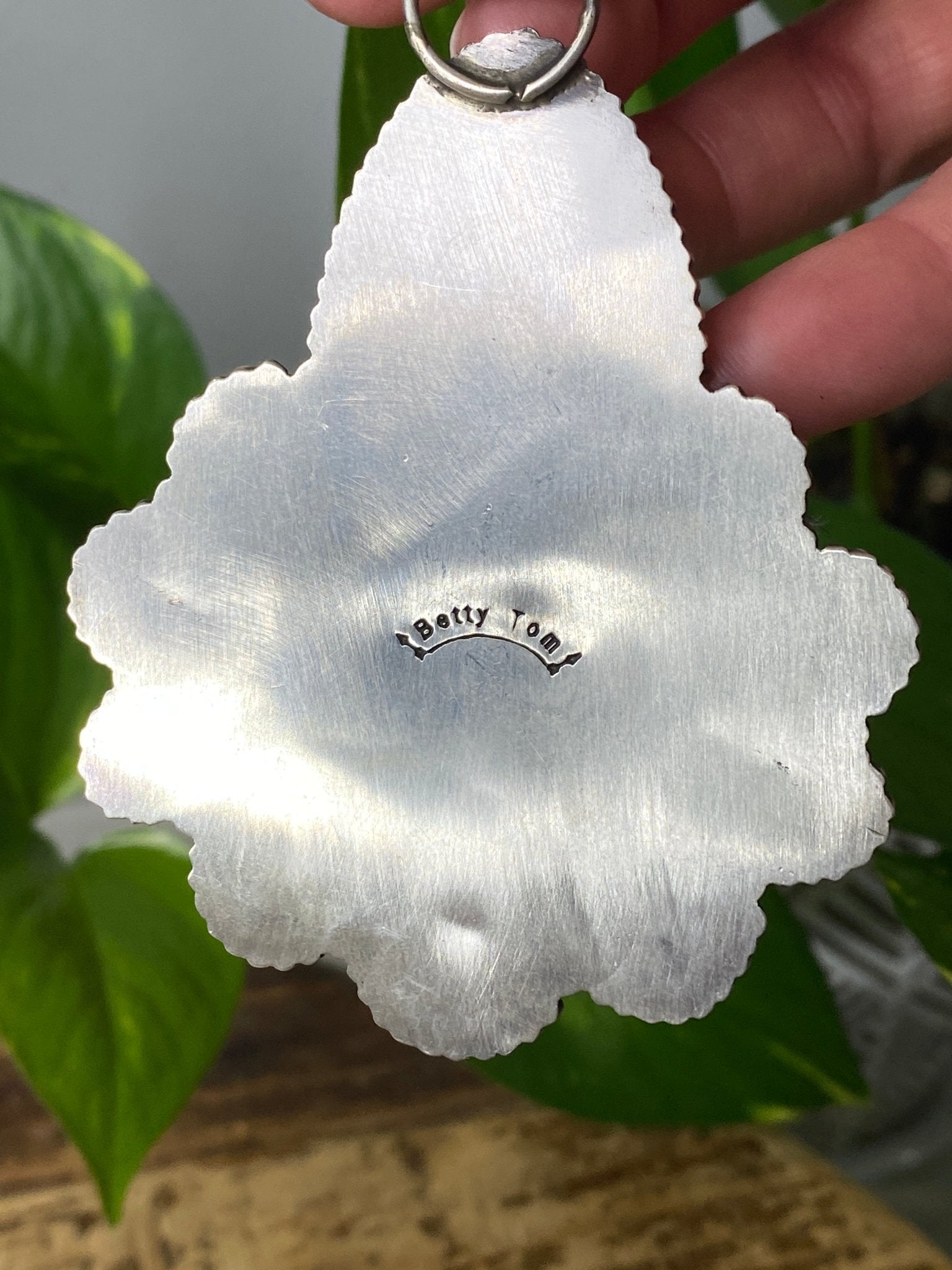 Betty Tom Kingman Turquoise Pendant - Echo Canyon Collective