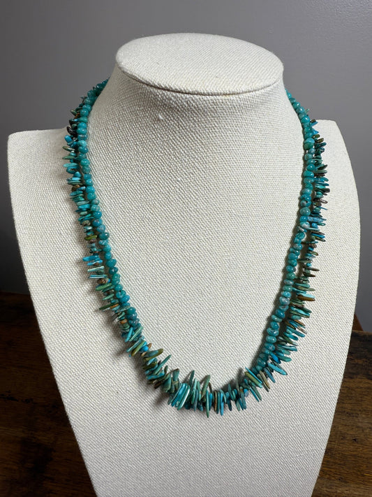 Campitos & Ma’anshan Turquoise Layering Necklace Set - Echo Canyon Collective