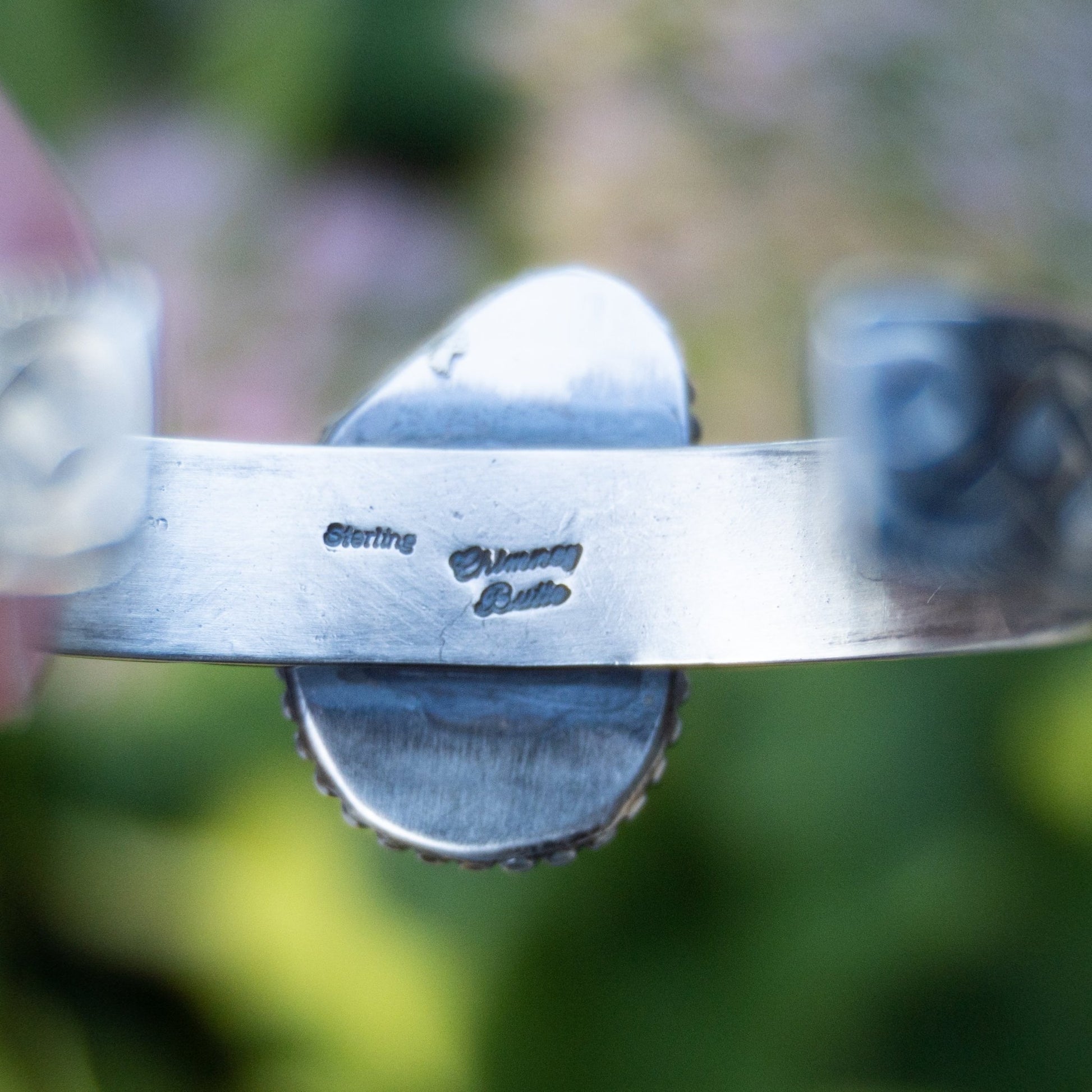 Chimney Butte Kingman Turquoise Sterling Silver Cuff - Echo Canyon Collective