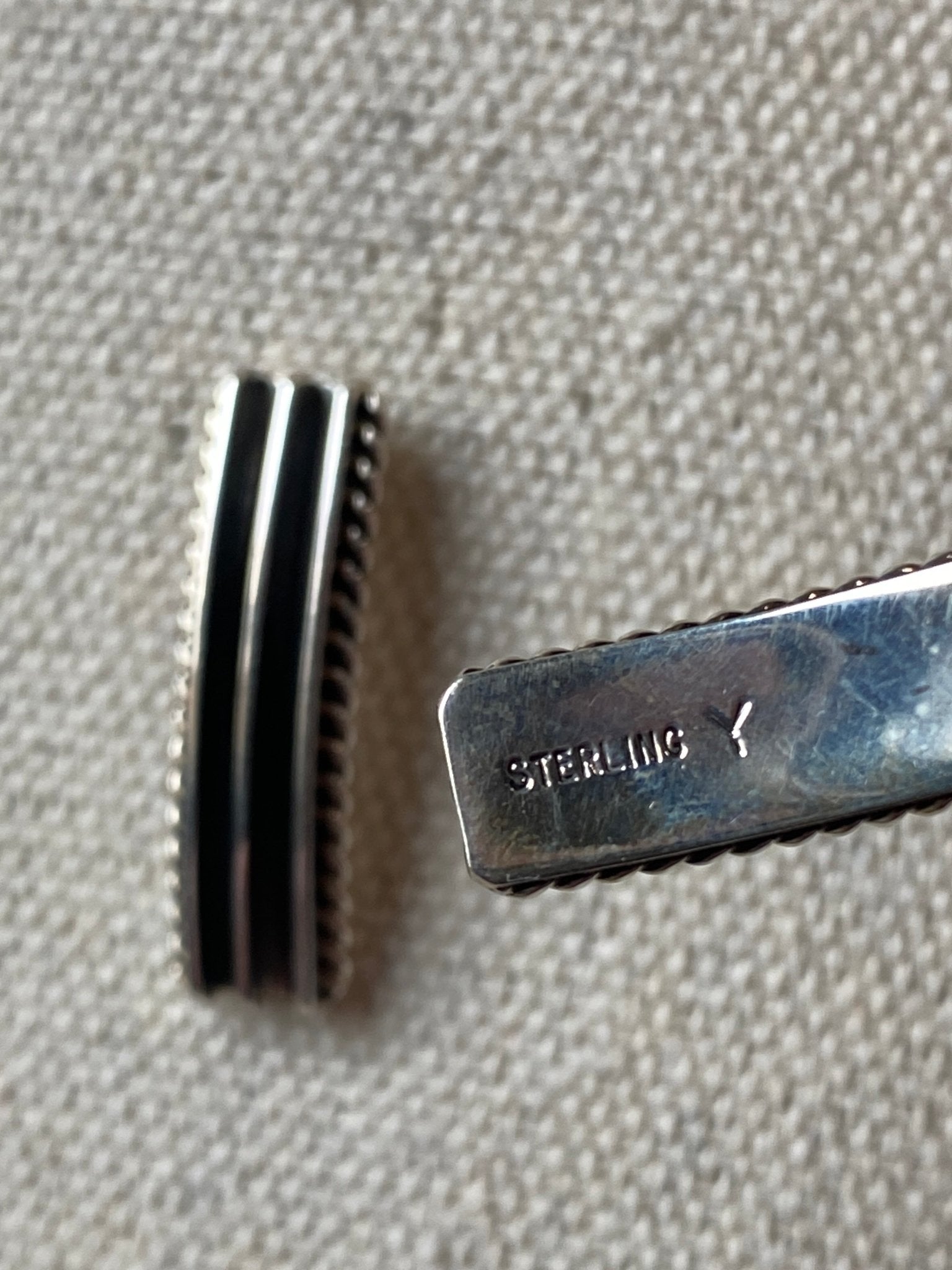 Darrell Yazzie Sterling Silver Earrings - Echo Canyon Collective