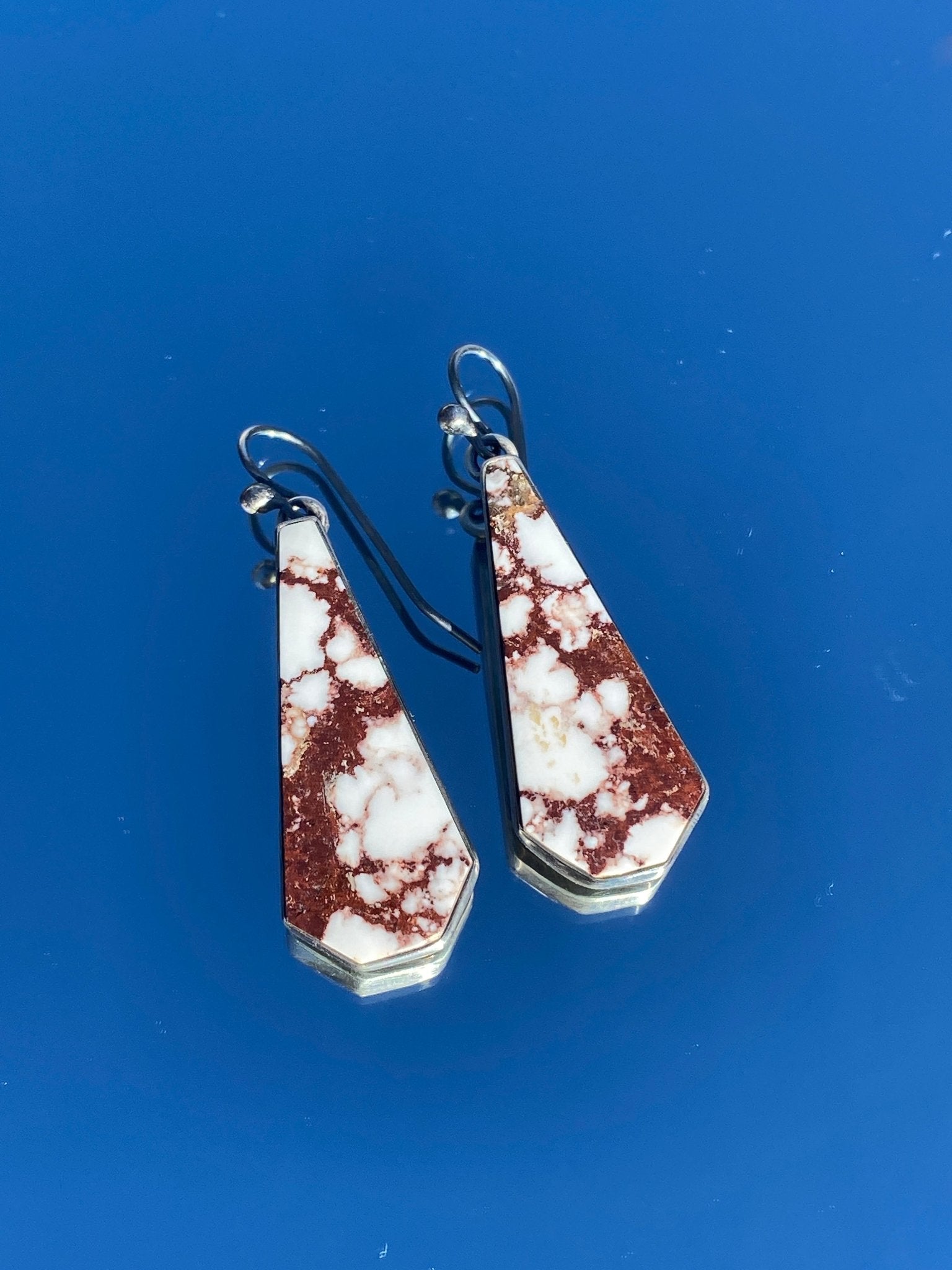 Diane Wylie Wild Horse Earrings – Navajo Handmade, Signed D. Wylie - Echo Canyon Collective