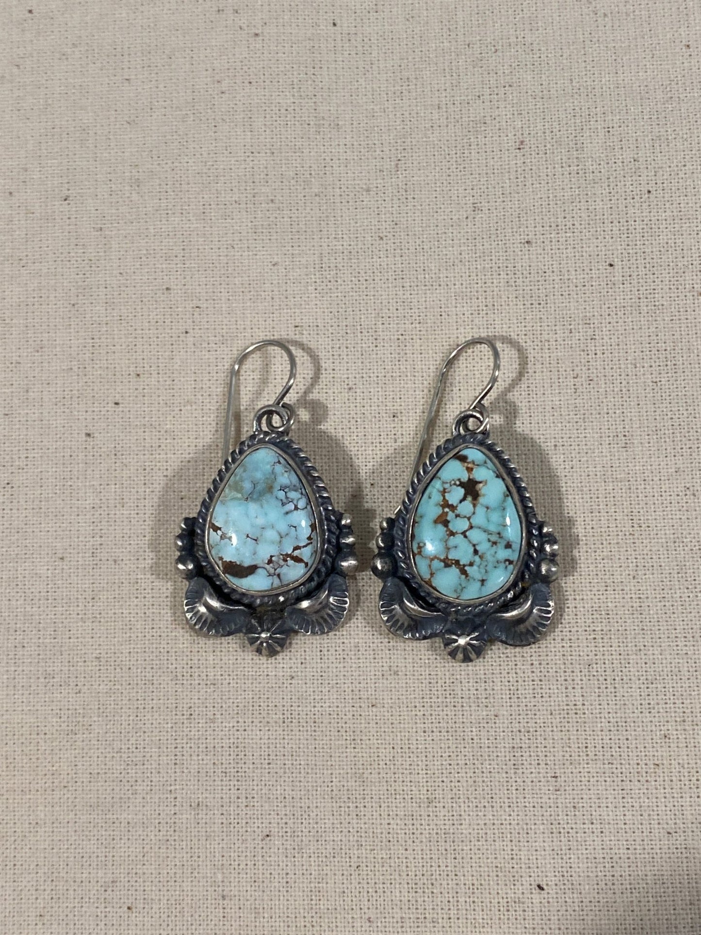 Randy Boyd Natural Dry Creek Turquoise Statement Necklace and Earring Set - Echo Canyon Collective