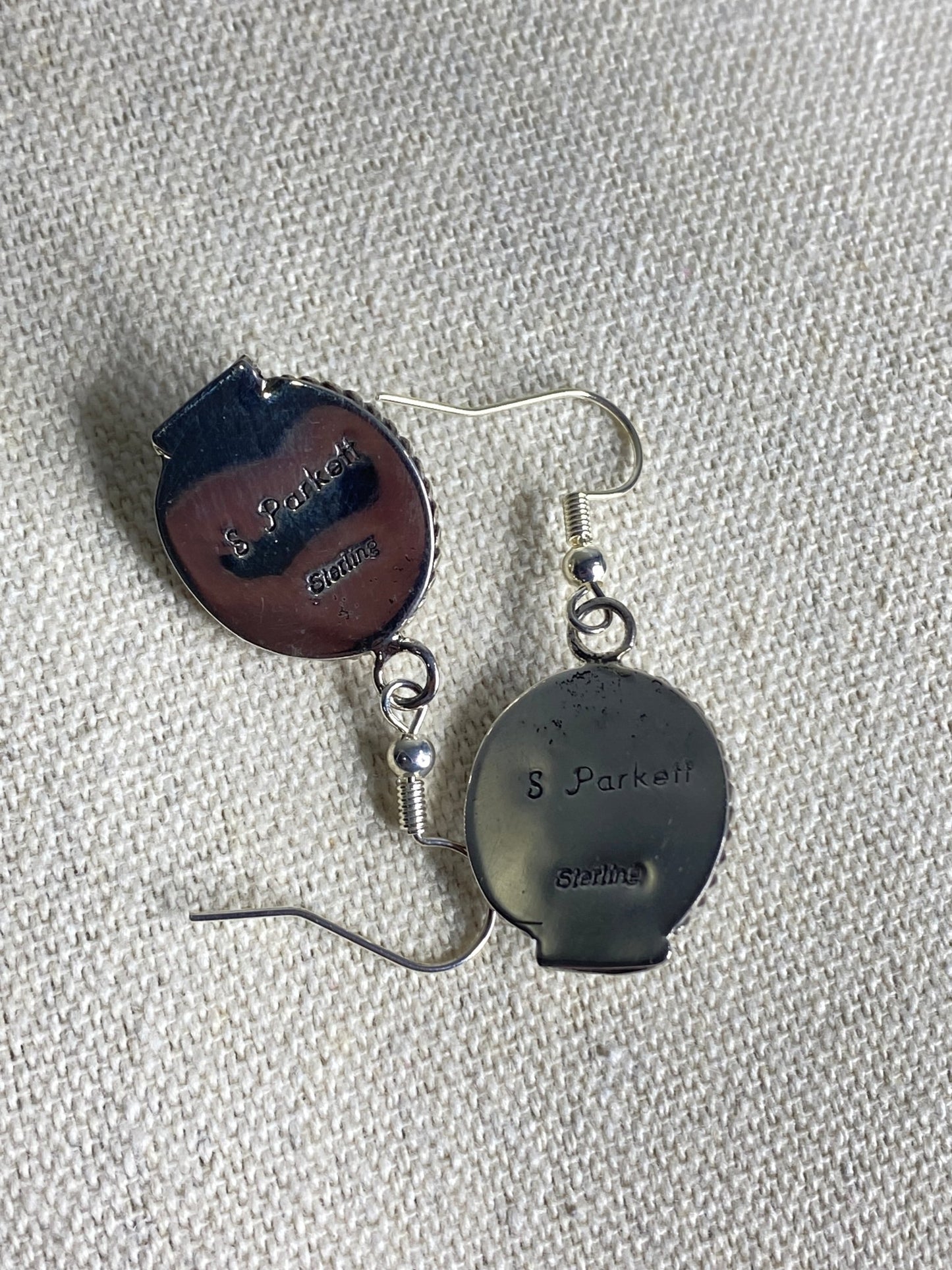 Sandra Parkett Sterling Silver & China Mountain Turquoise Earrings - Echo Canyon Collective