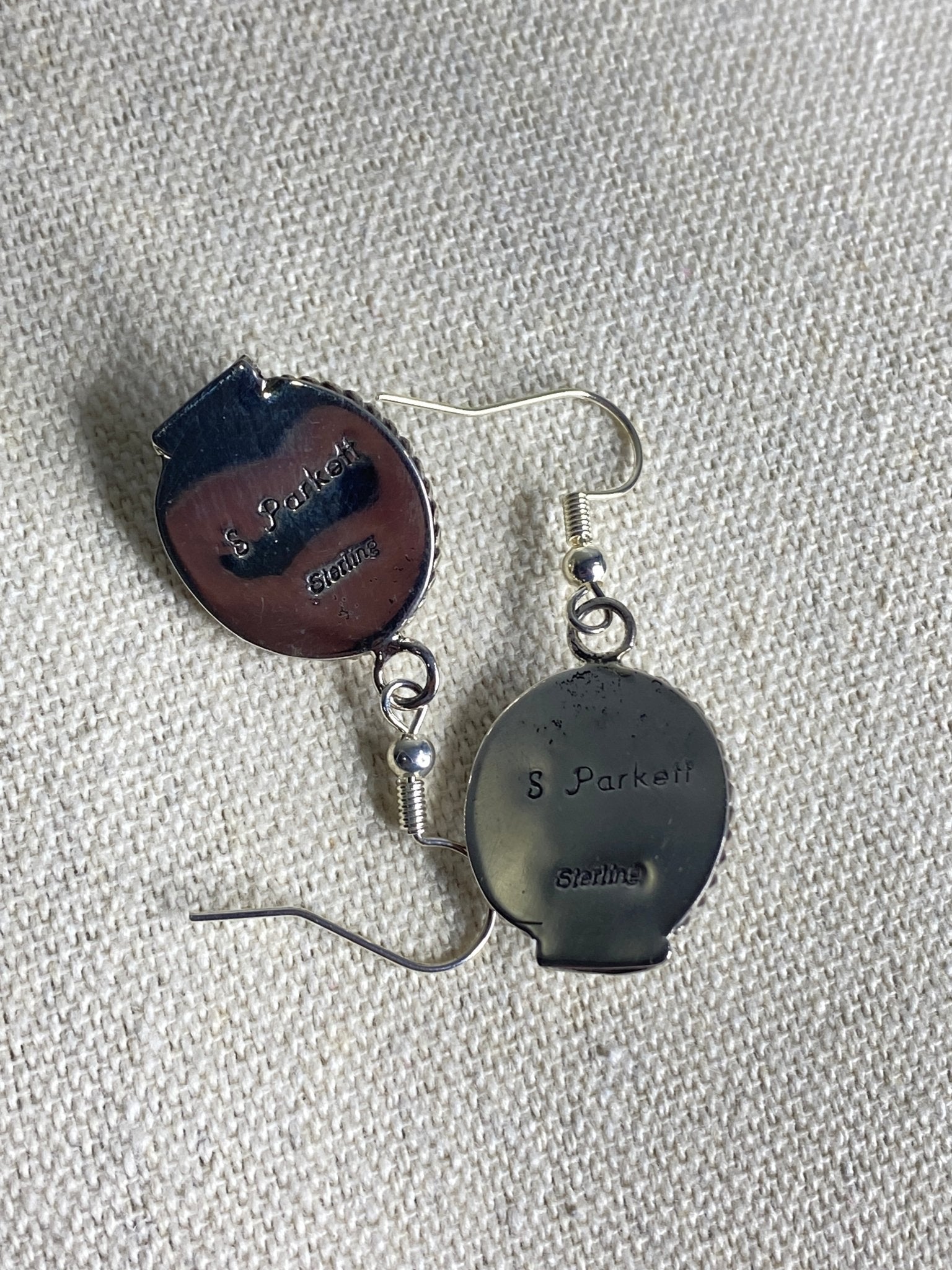 Sandra Parkett Sterling Silver & China Mountain Turquoise Earrings - Echo Canyon Collective